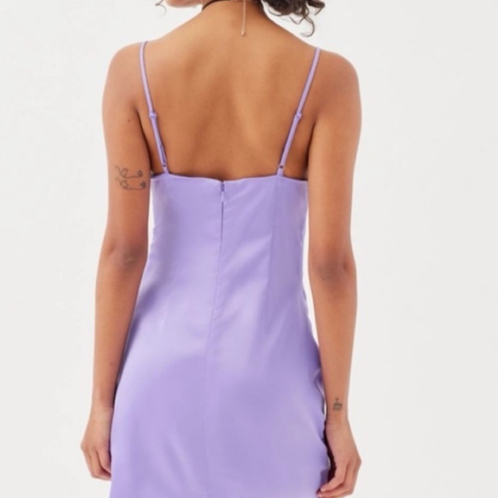 urban Outfitters mini purple slip dress